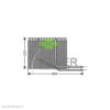 KAGER 94-5703 Evaporator, air conditioning